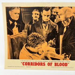 1963 Corridors Of Blood Orginal Movie Lobby Card No.1