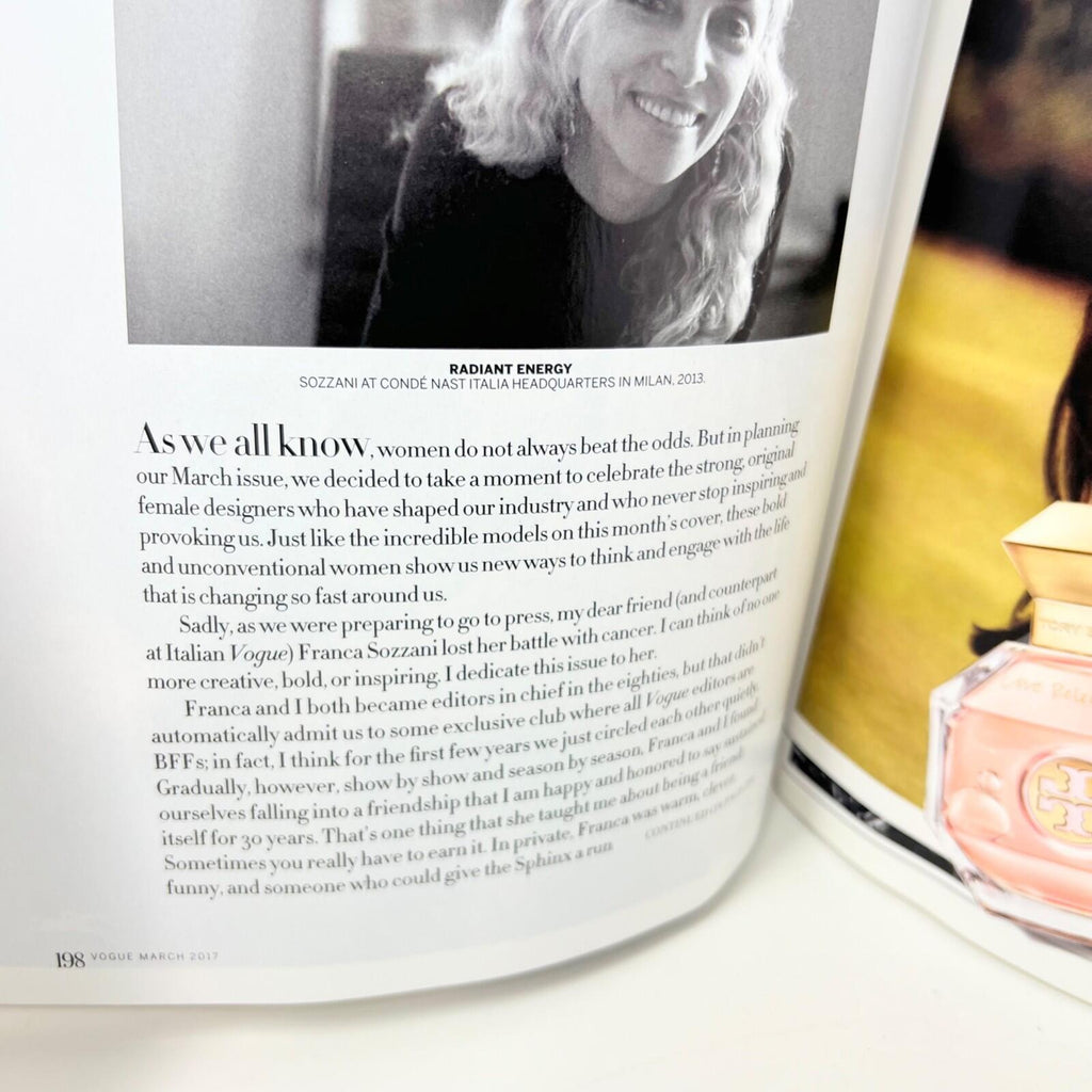 Vogue Magazine March 2017 125 Years Woman Rule Fahions Frearless Females