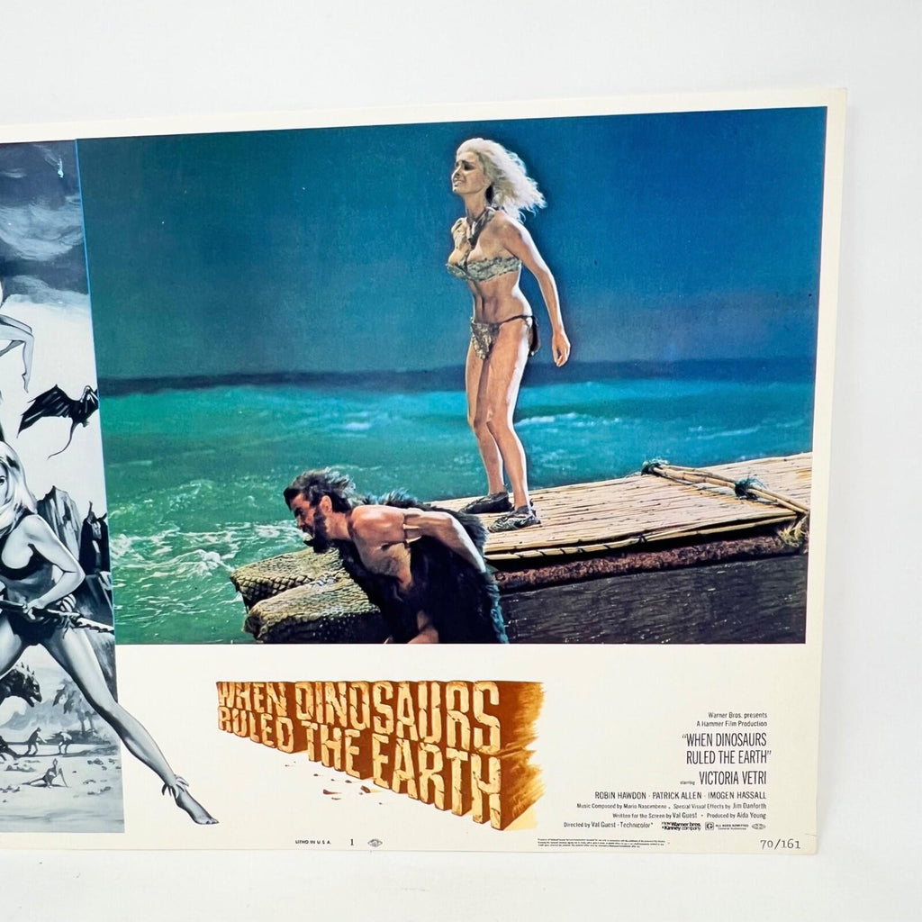 1970 When Dinosaurs Ruled The Earth Collectible Movie Lobby Card No.1