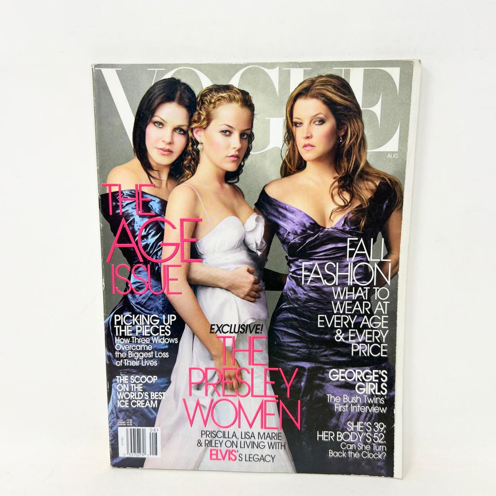 Vogue Magazine August 2004 Priscilla, Lisa Marie & Riley Presley