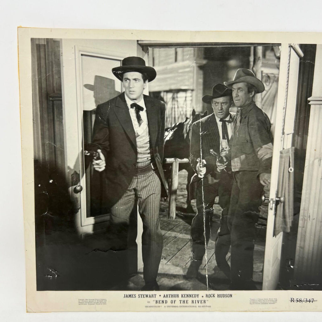 1958 Bend Of The River Lobby Card Movie Poster (c)