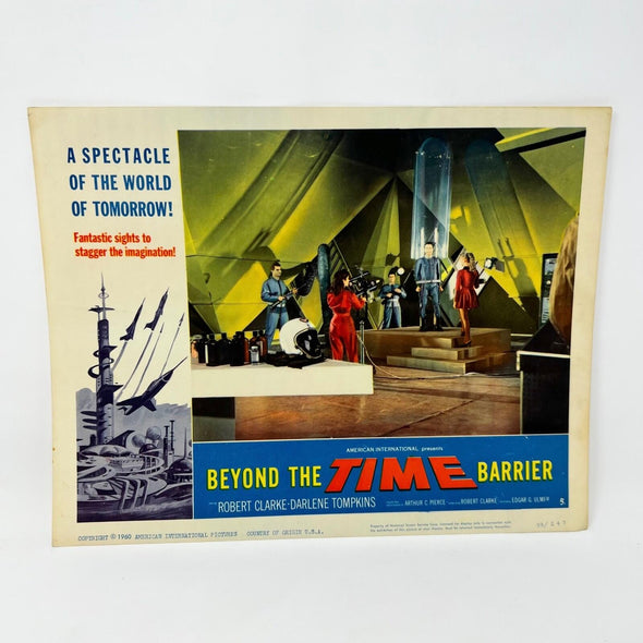 1960 Beyond The Time Barrier Sci-fi Collectible movie Lobby Card No.5