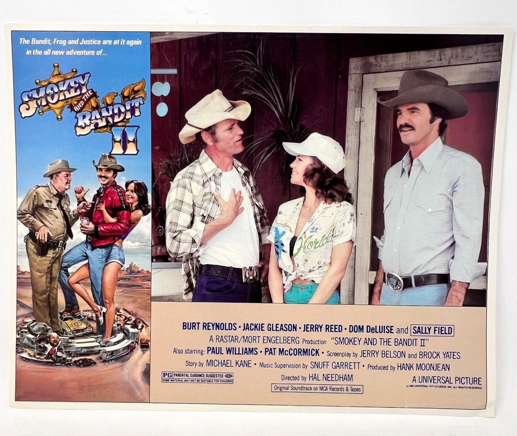 1980 Smokey and the Bandit II Original Movie Lobby card (c)