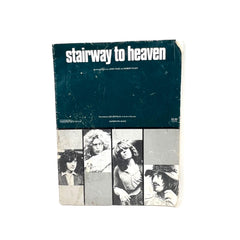 Led Zeppelin Stairway To Heaven 1972 Sheet Music Superhype songbook