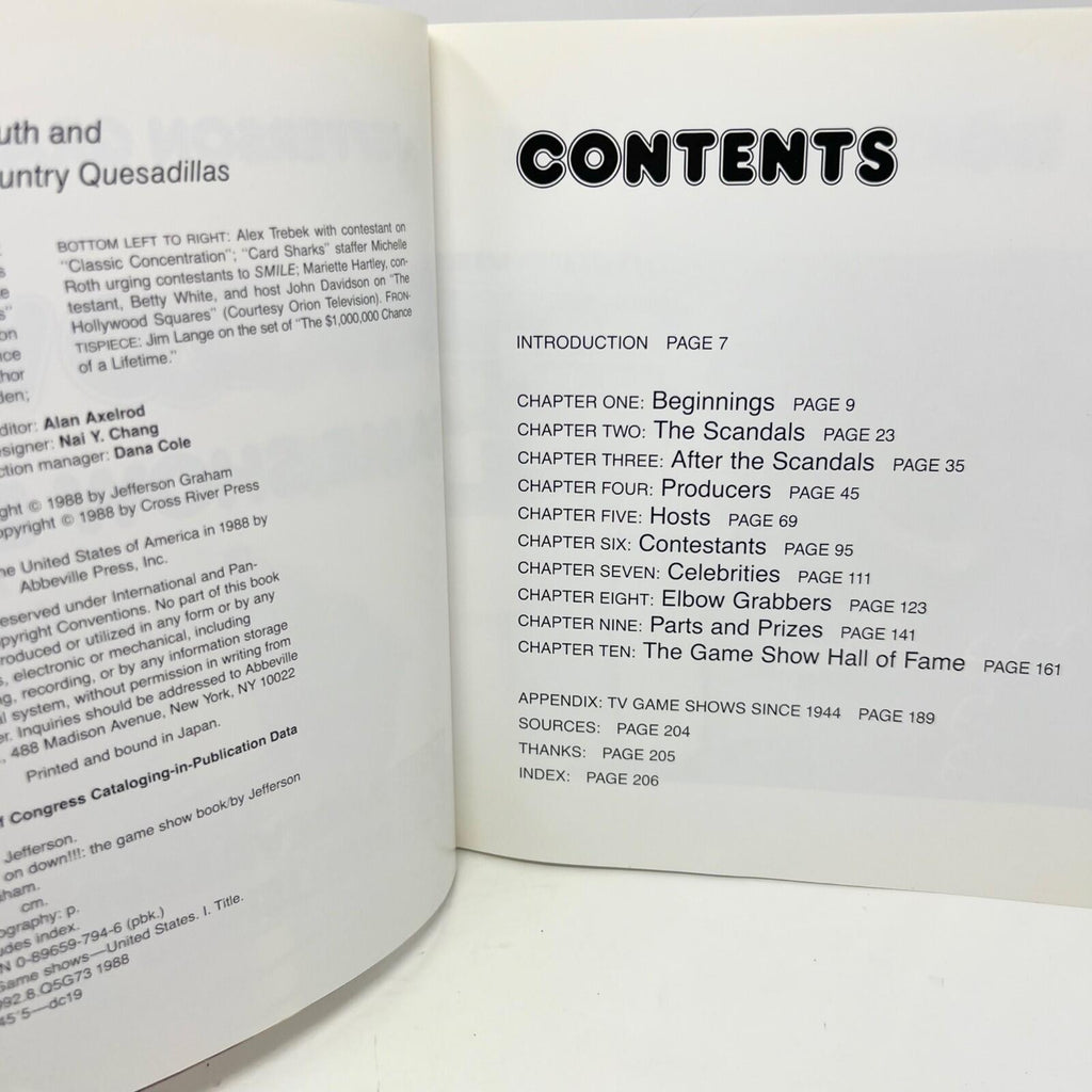 Come On Down The TV Game Show Book