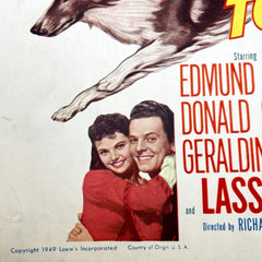 1949 Challenge To Lassie Movie Lobby Card (a)