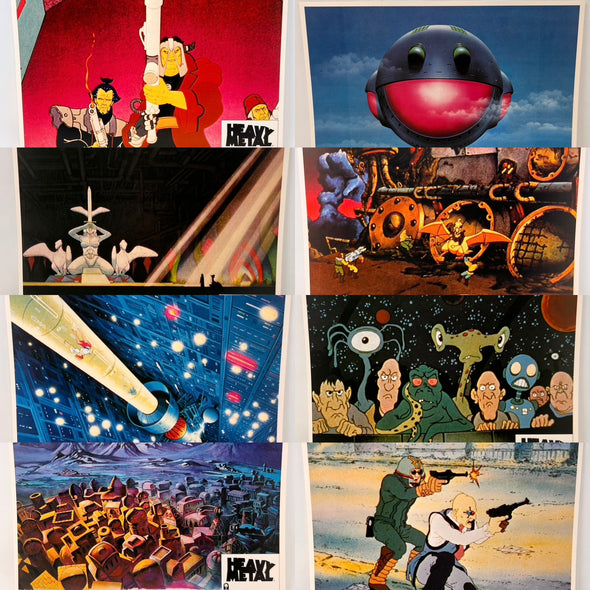 1981 Heavy Metal Utho Set of 8 Original Movie Lobby Cards