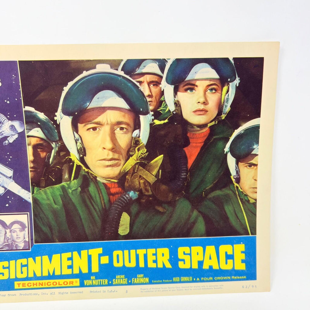 1962 Assignment - Outer Space  Movie Lobby Card No.5