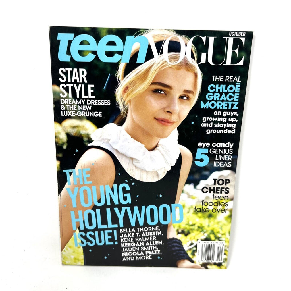 Teen Vogue Magazine Chloe Grace Moretz Oct 2014 Original Publication