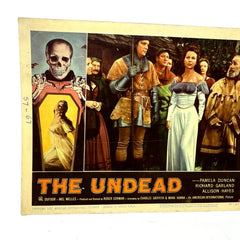 1957 The Undead Movie Lobby Card Pamela Duncan Richard Garland Alison Hayes (d)