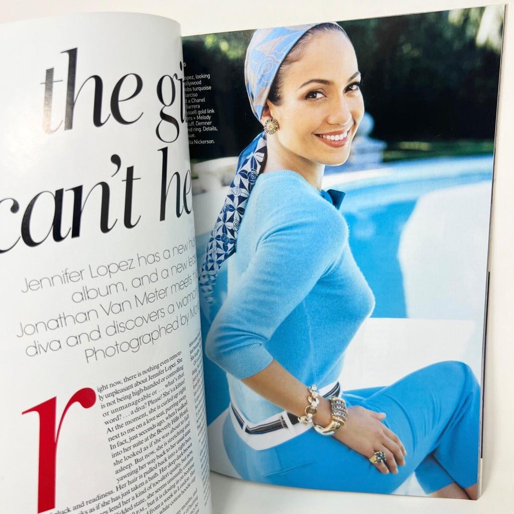 Vogue Magazine January 2005 Jennifer Lopez Spring Top Collections