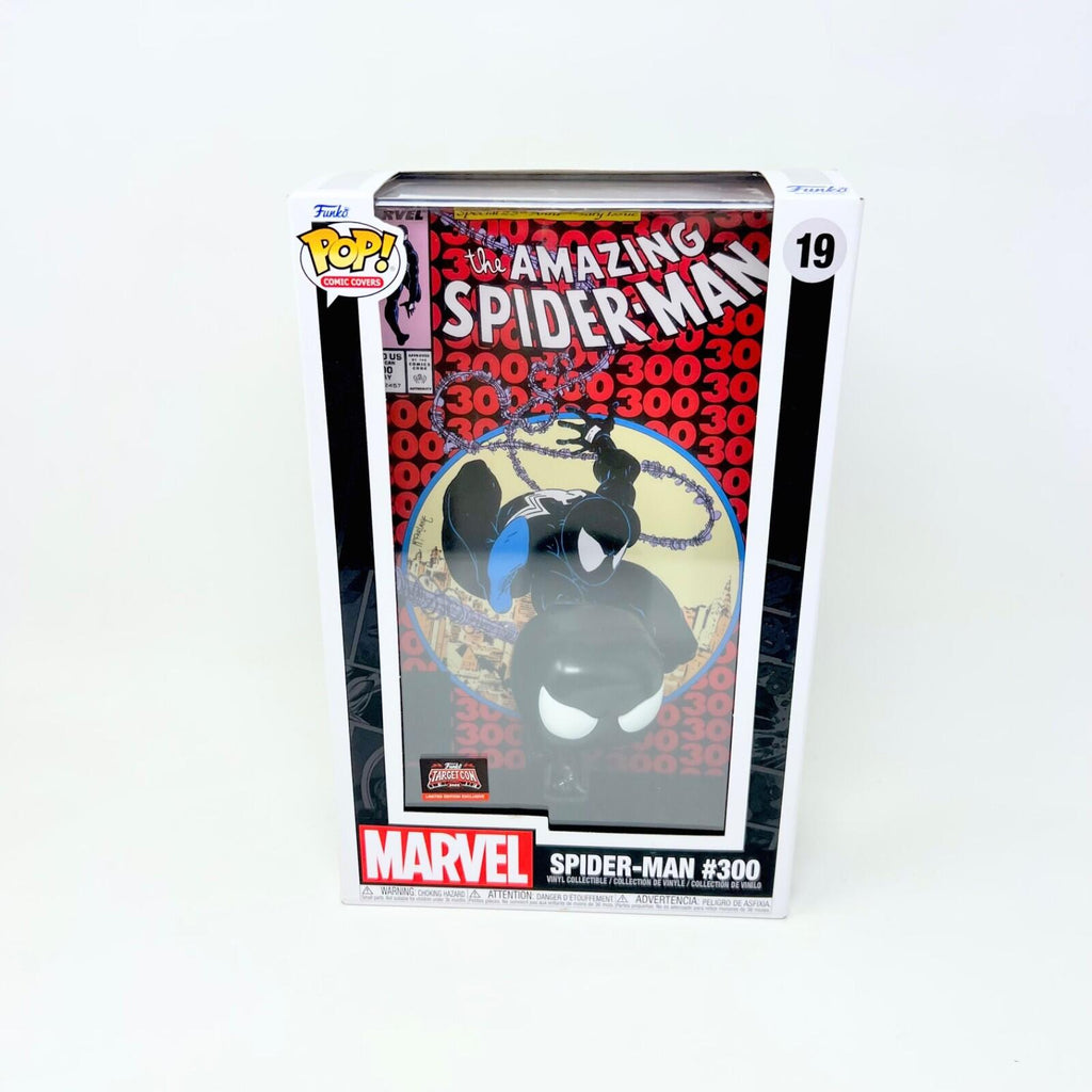 Funko Pop Comic Cover THE AMAZING SPIDER-MAN BLACK SUIT 300 Exclusive Marvel 19