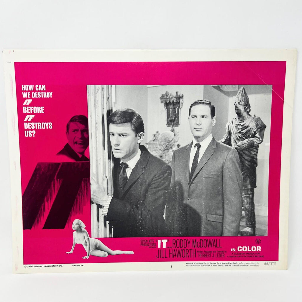 IT Roddy McDowall Paul Maxwell Sci-Fi HorrorCollectible Lobby Card Poster No.1-8