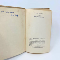 The Prince and The Discourses Niccolo Machiavelli Modern Library Hardcover 1950