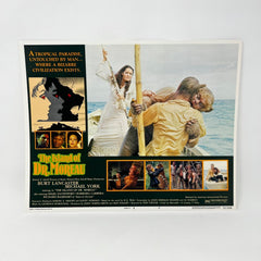 1977 The island of Dr. Moreau Horror Scifi Collectible movie Lobby Card set of 8