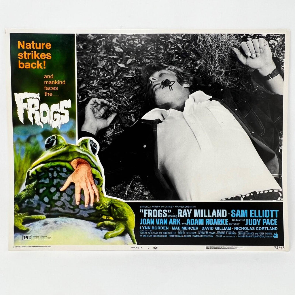 Nature Stikes Back Frogs Collectible movie Lobby Card Set of 8
