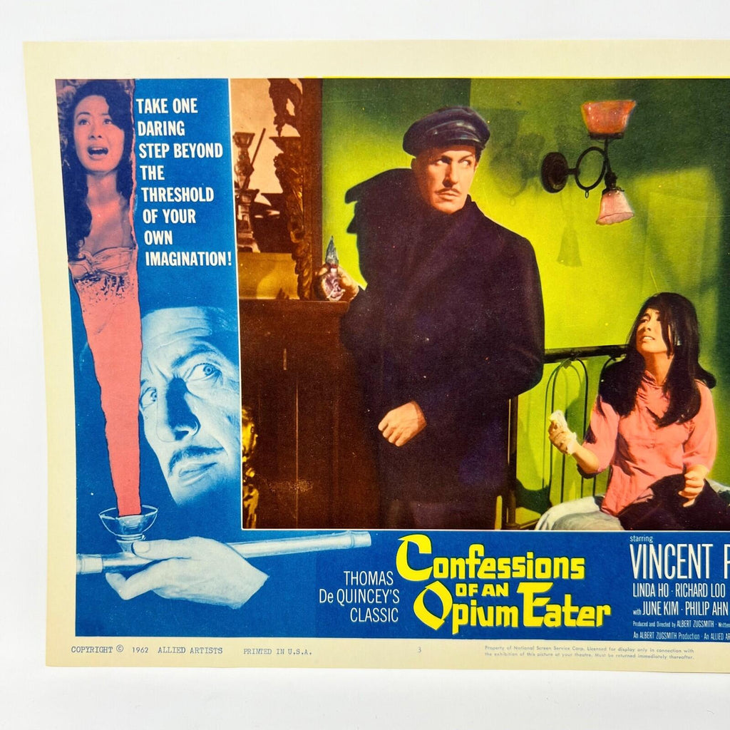1962 Confessions of an Opium Eater Original Movie Lobby Card No.3