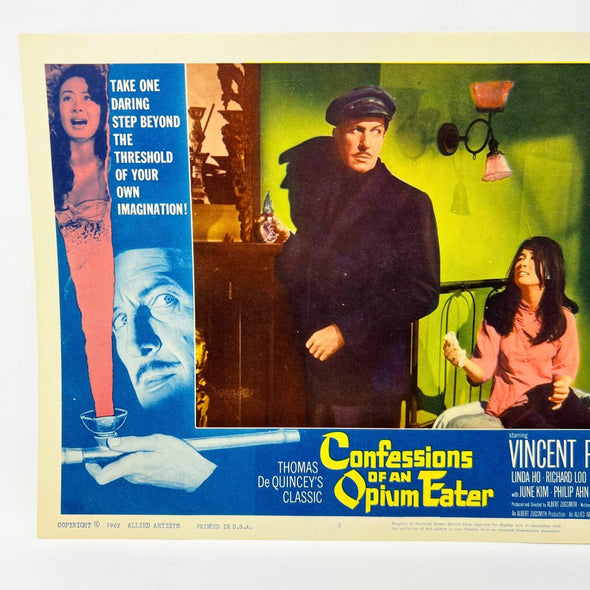 1962 Confessions of an Opium Eater Original Movie Lobby Card No.3