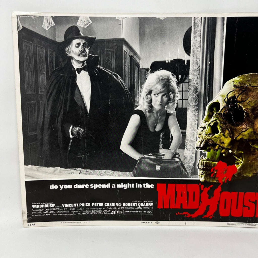 1974 Mad House Movie Lobby Card No.1 with some wear