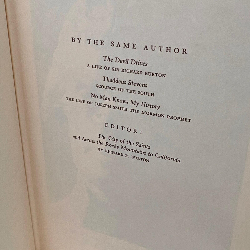 Thomas Jefferson An Intimate History Hardcover Book By Fawn M. Brodie