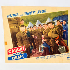 Caught In The Draft Vintage Movie Lobby Card (d) Bob Hope Dorothy Lamour