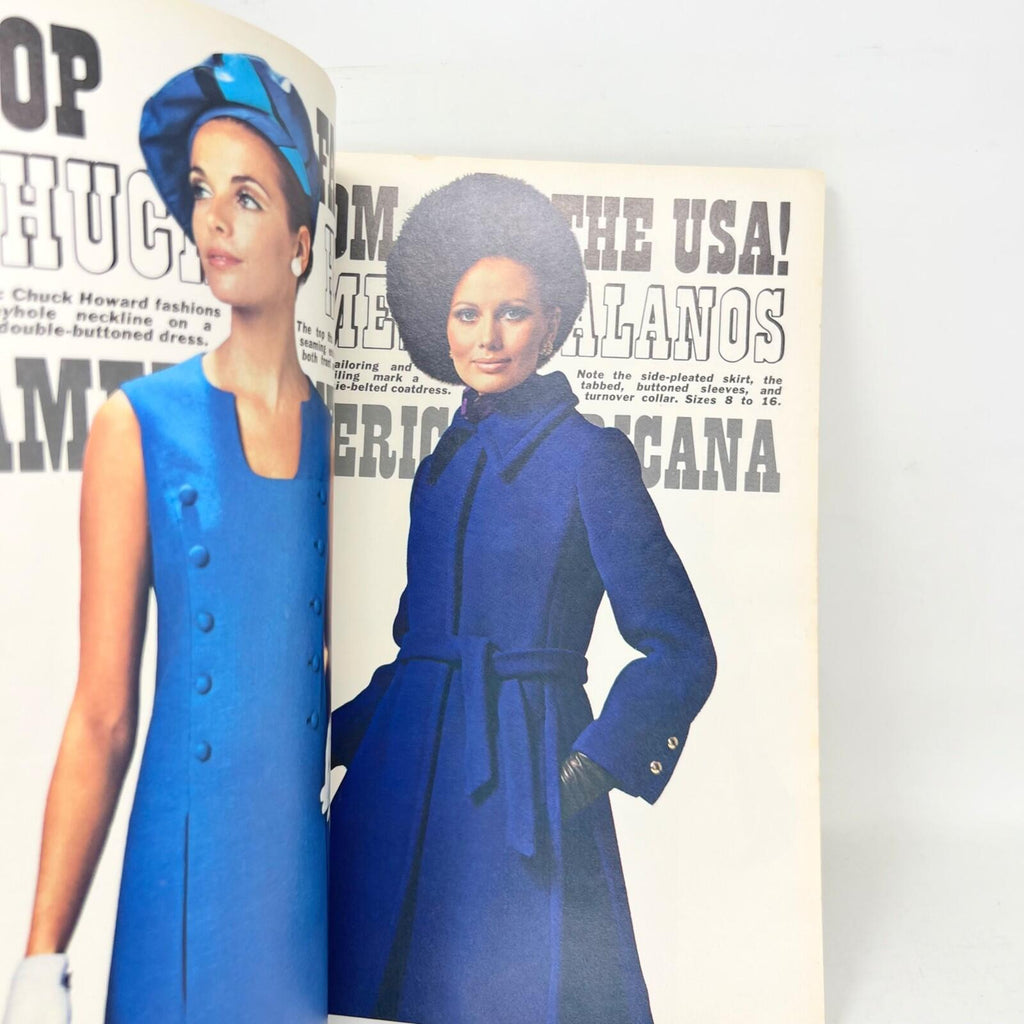 Vintage Vogue Pattern Book October November 1968