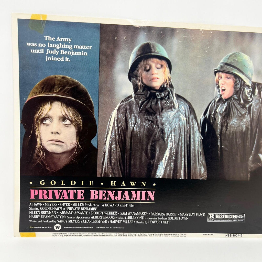 1980 Goldie Hawn Private Benjamin Collectible movie Lobby Card (c)