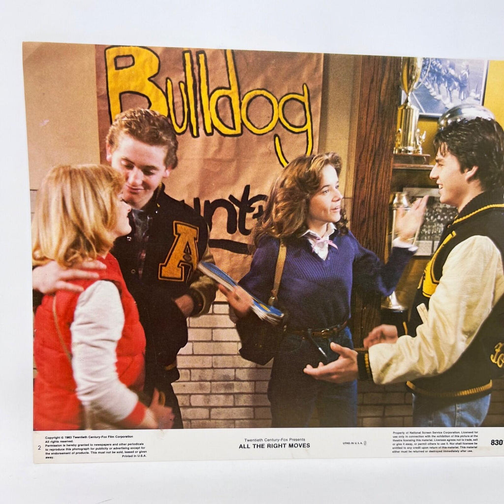 1983 All The Right Moves Original Movie Lobby Card No.2
