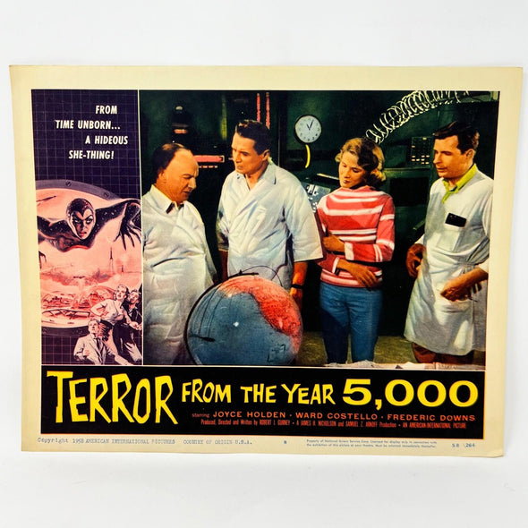1958 Terror From The Year 5,000 Original Movie Lobby Card No.8