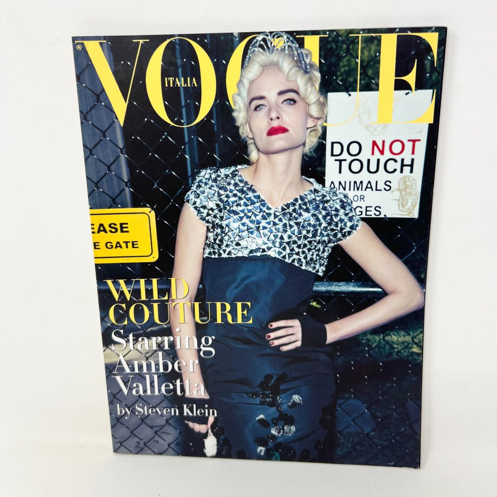Vogue Italia Magazine March 2009 Amber Valleta Cover No Label