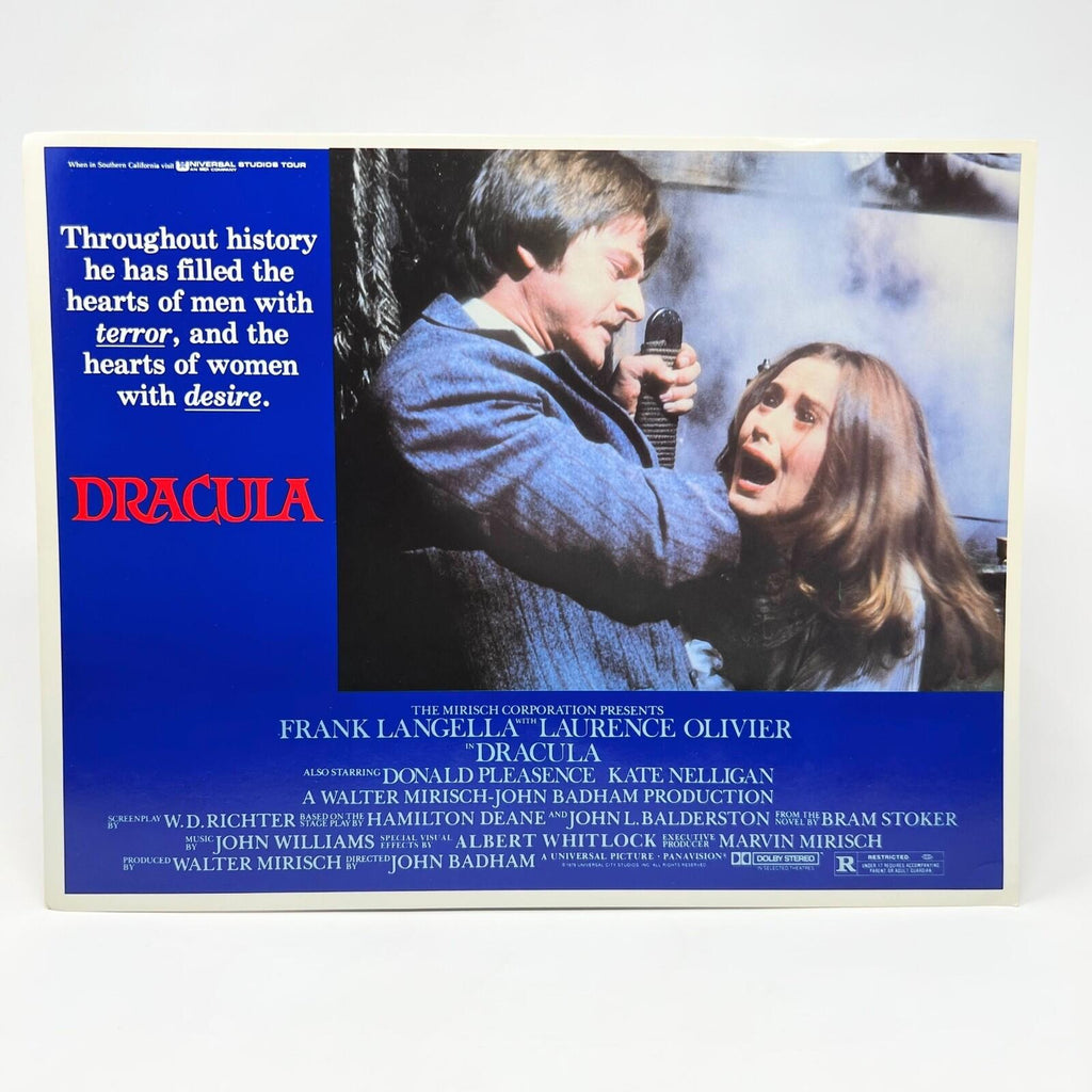 Universal Studios Dracula Horror Movie Lobby Card Poster Frank Langella set of 4