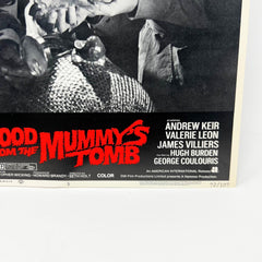 1972 Blood From The Mummy's Tomb Lobby Card Poster #3 Andrew Keir Valerie Leon