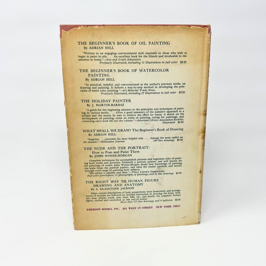 Paint Now, Learn Later by Guy R. Williams 1966 Hardcover Book