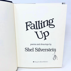 Vintage 90s, Falling Up, poems and drawings by Shel Silverstein, Hardcover Book