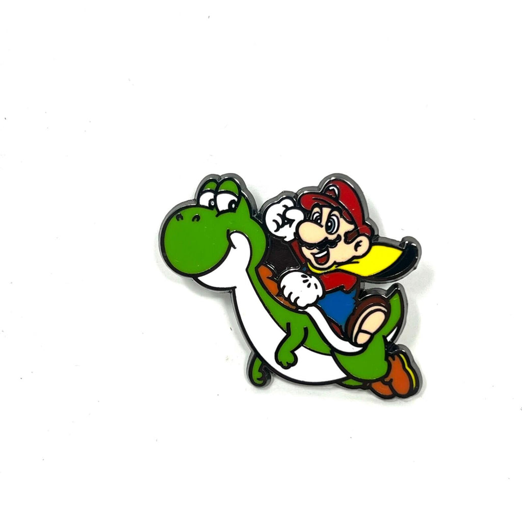 Nintendo Super Mario Bros. 35th Anniversary Pin Mario riding Yoshi