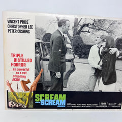 1970 Scream and Scream Again Original Movie Lobby Card 70/53 No.8