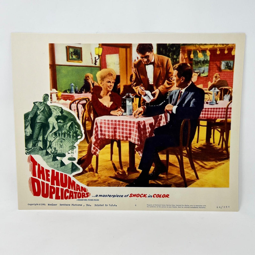Vintage 1964 The Human Duplicators Collectible movie Lobby Card Set of 8