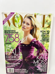 VINTAGE VOGUE Magazine September 2011 Supermodel Kate Moss COVER