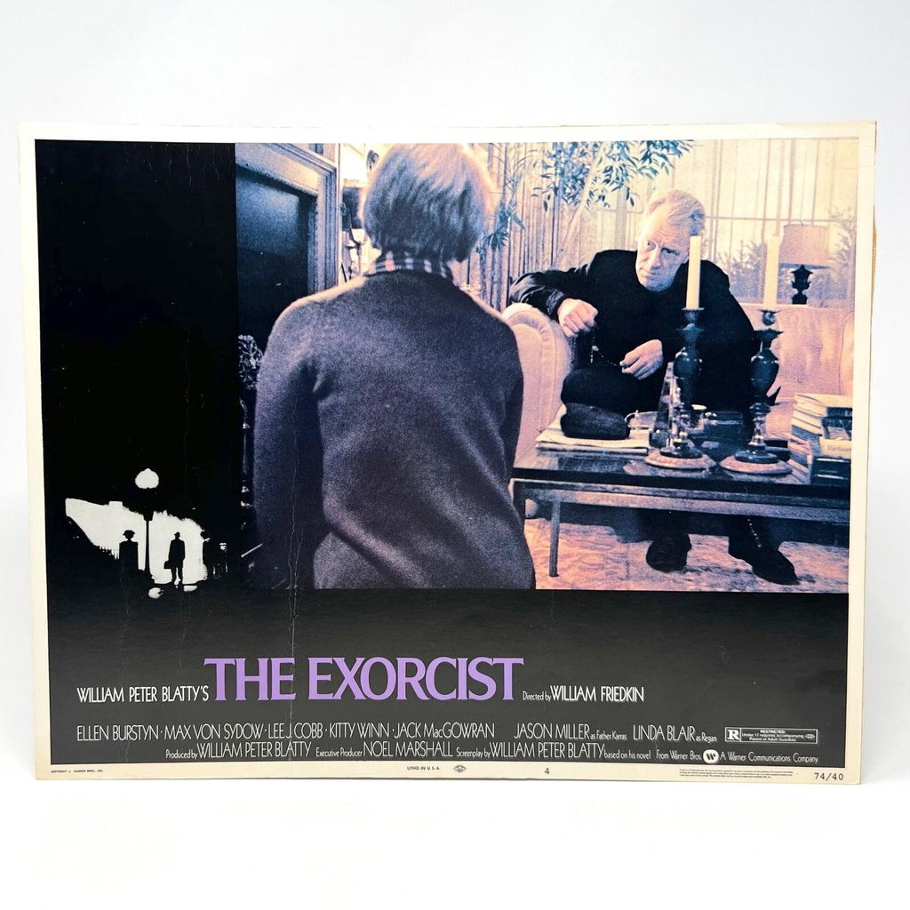 The exorcist Horror Movie Lobby Card Poster No.4