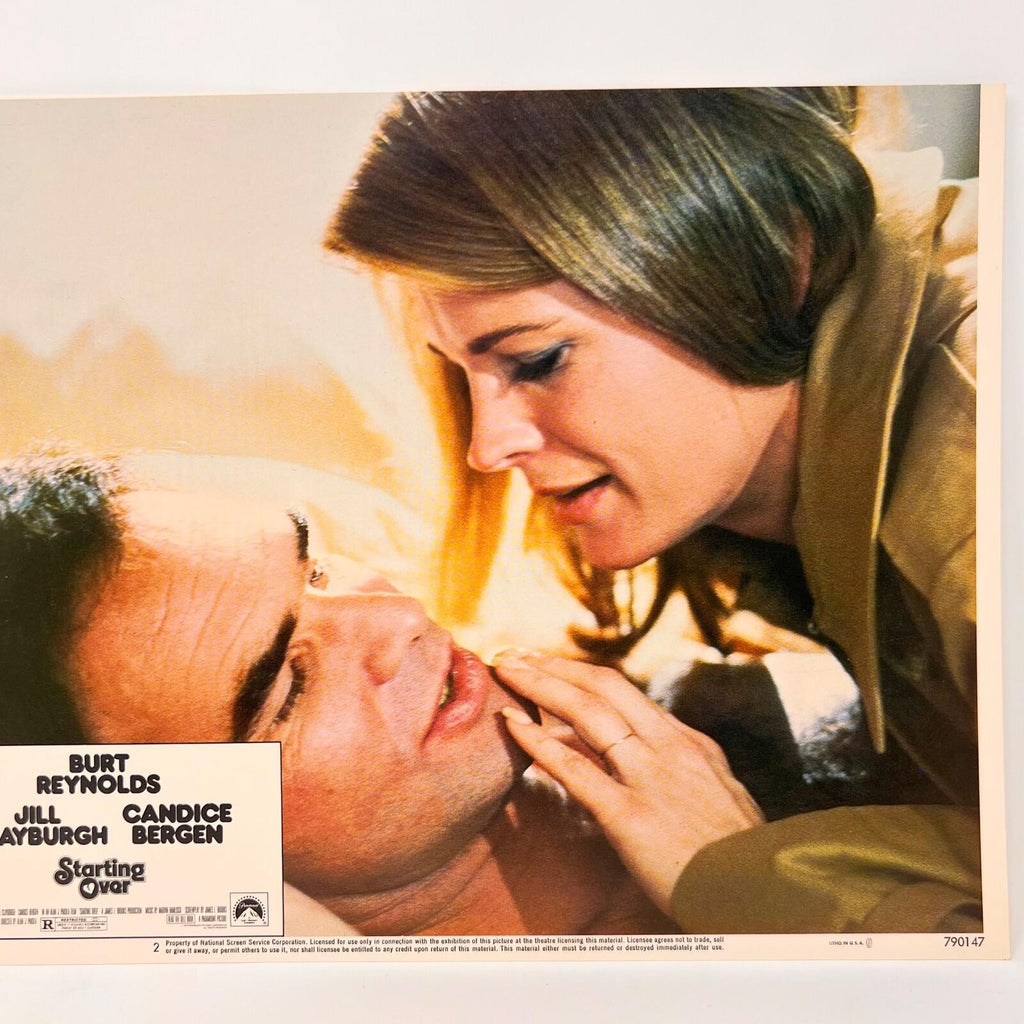1979 Starting Over Vintage Movie Lobby Card No.2 Burt Reynolds Jill Clayburgh