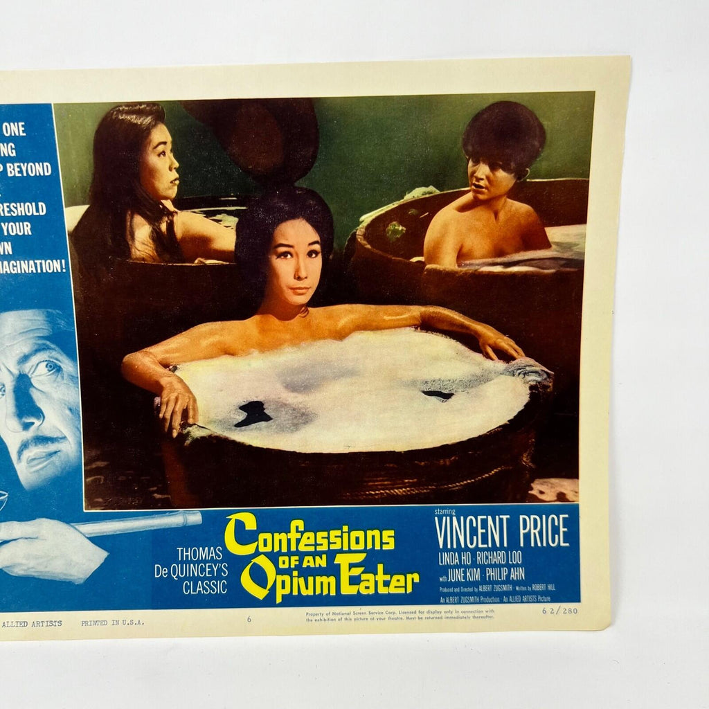 1962 Confessions of an Opium Eater Original Movie Lobby Card No.6
