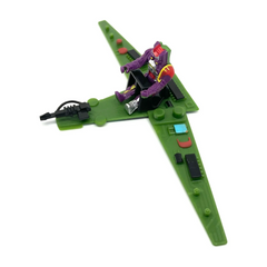 1989 Computer Warriors PC board Loose Asynk Figure & Interceptor