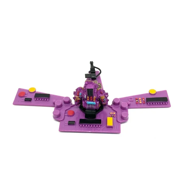 1989 Computer Warriors PC Board Megahert Loose Figure & Interceptor