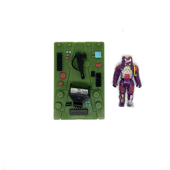 1989 Computer Warriors PC board Loose Asynk Figure & Interceptor