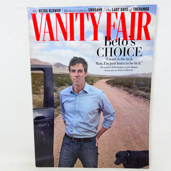 Vanity Fair Magazine April 2019 Beto O’Rourke Cover