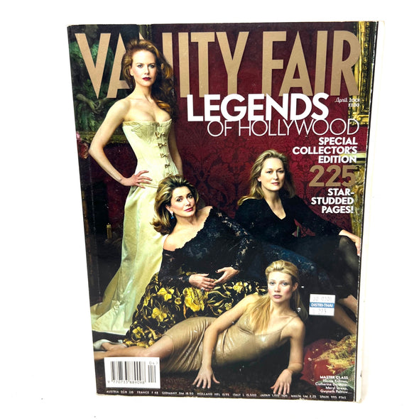 Vanity Fair Magazine No. 488  April 2001 Legends of Hollywood Speicial Edition
