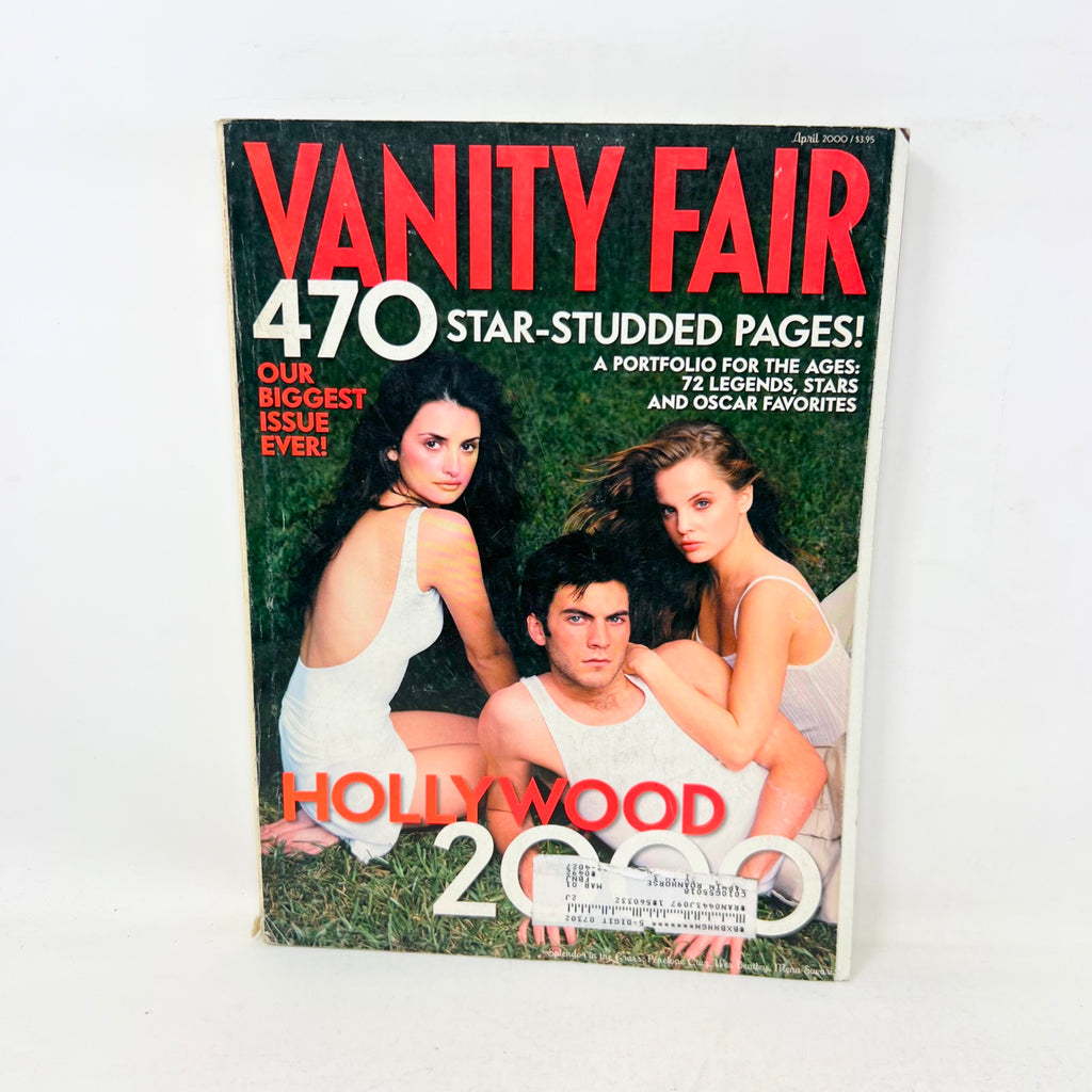 Vanity Fair Magazine No.476 April 2000 Penelope Cruz, Wes Bentley, Men’s Suvari