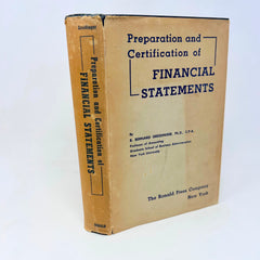 Preparation and Certification Of Financial Statements By B. Bernard Greidinger