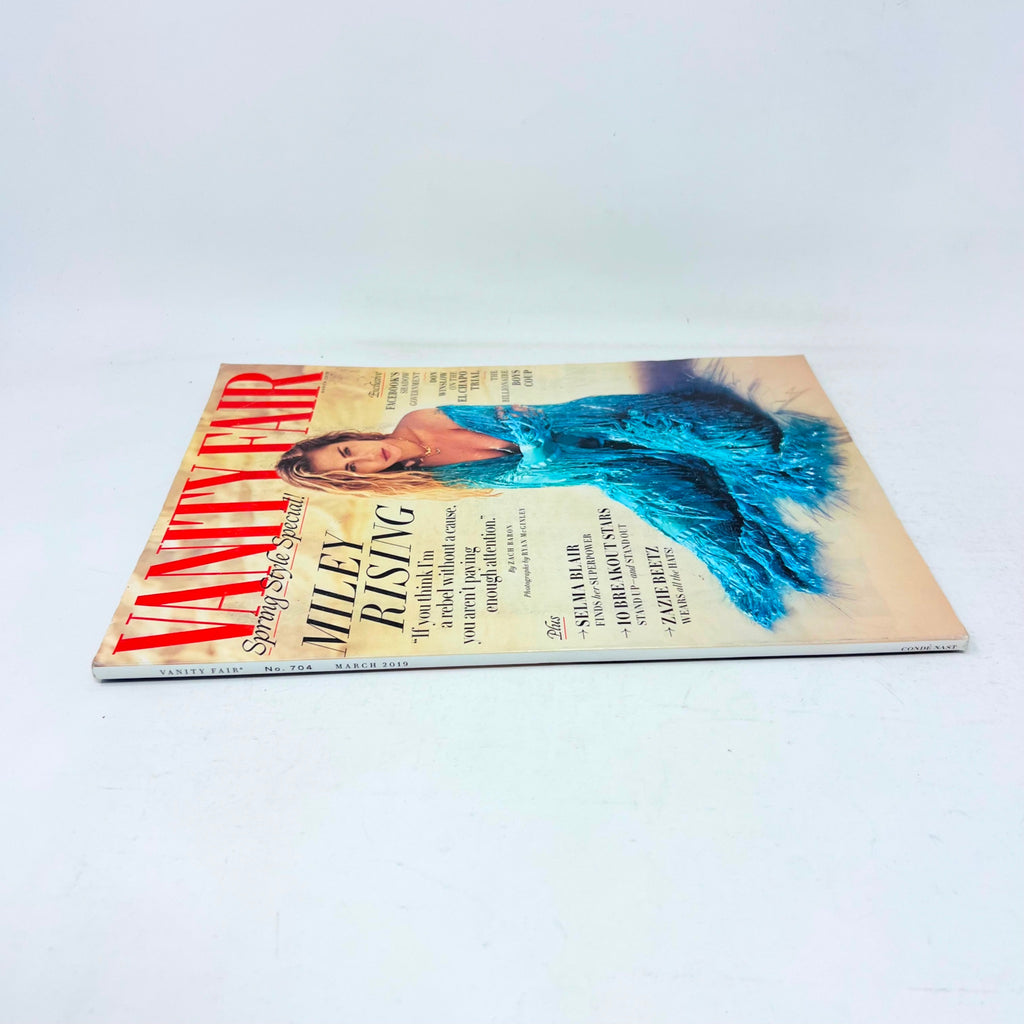 Vanity Fair Magazine March 2019 Miley Cyrus Plus Selma Blair, No Label