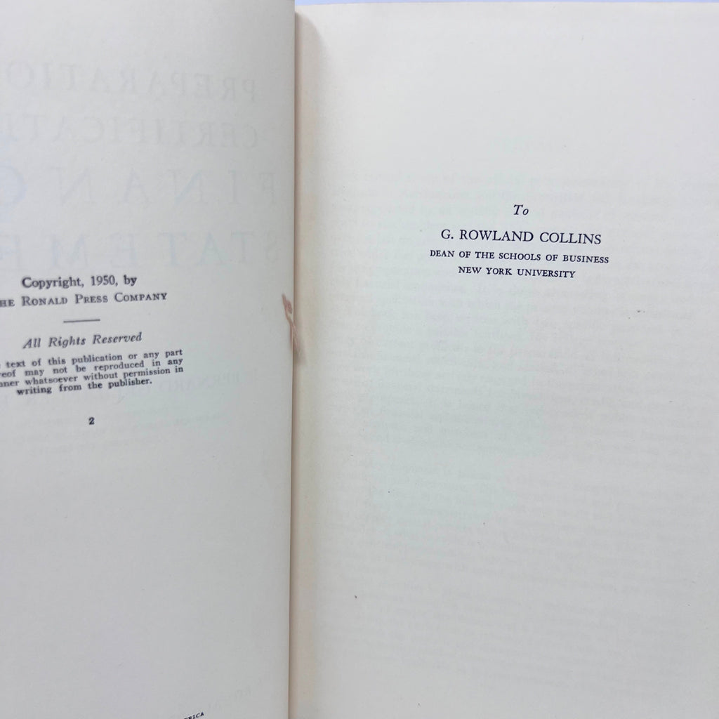 Preparation and Certification Of Financial Statements By B. Bernard Greidinger
